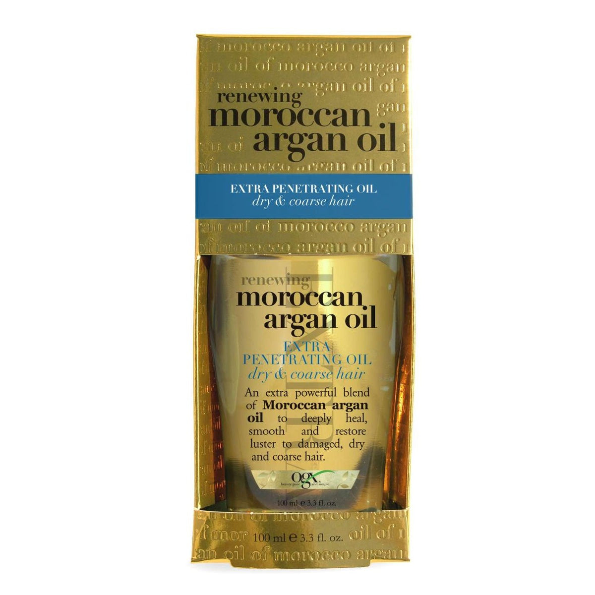 Ogx Renewing Moroccan Argan Oil Extra Penetrating Oil 3.3 Fl Oz