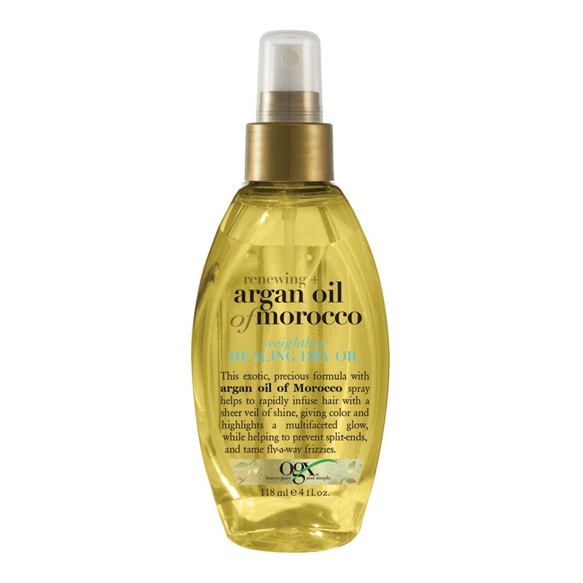 Ogx Renewing Argan Oil Of Morocco Weightless Healing Dry Oil 4.0 Fl Oz
