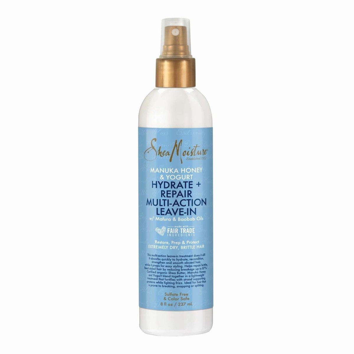 Shea Moisture Manuka Honey Yogurt Hydrate Repair Multi-Action Leave-In 8.0 Fl Oz