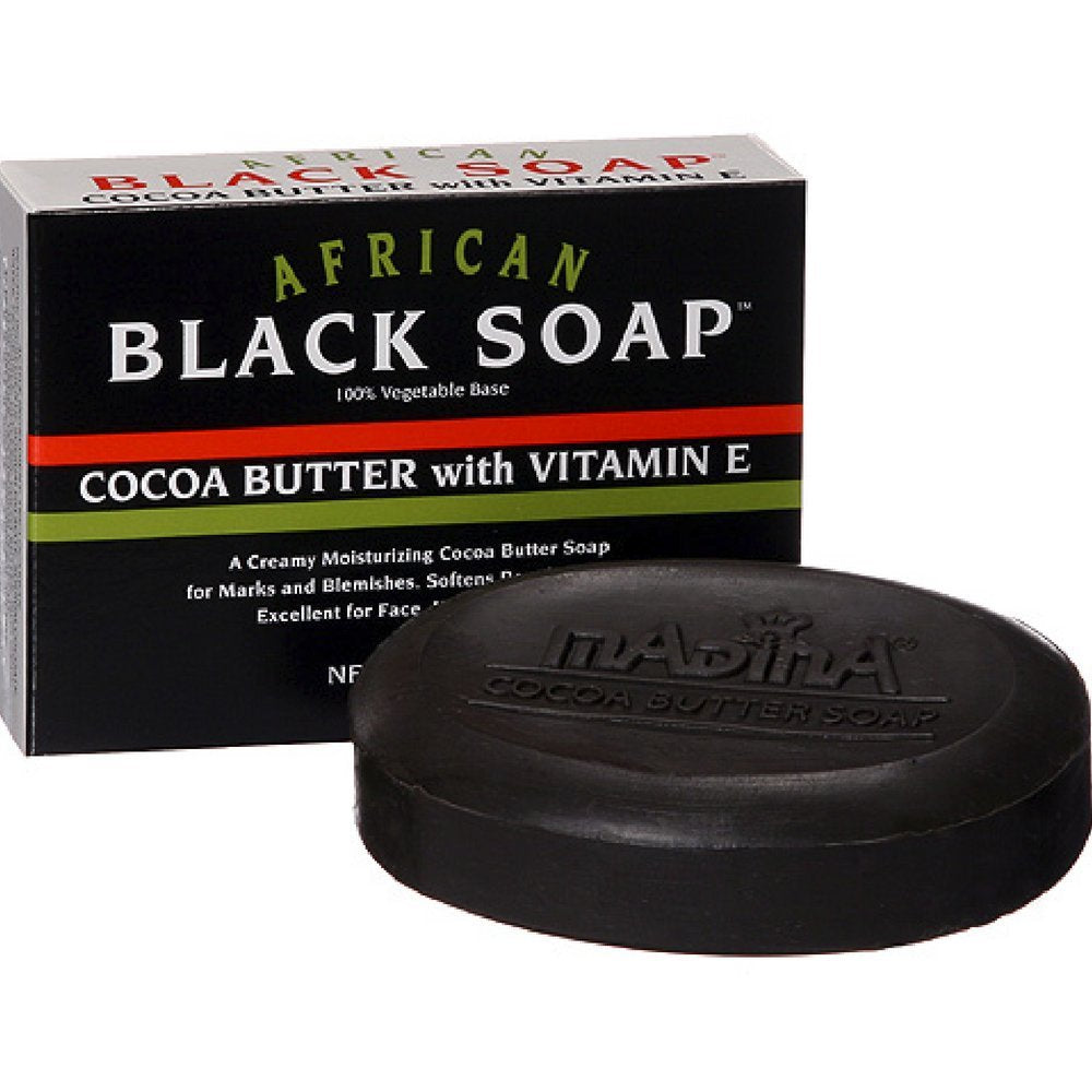 African Black Soap_Cocoa Butter with Vitamin E