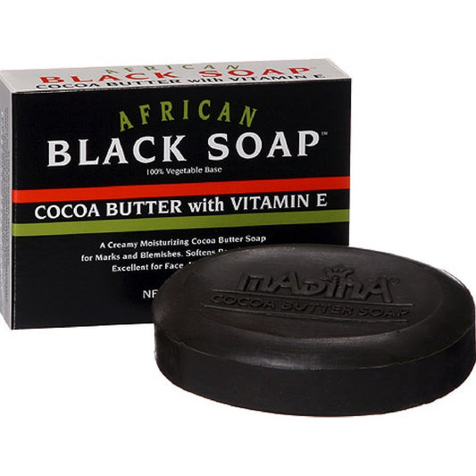 African Black Soap_Cocoa Butter with Vitamin E
