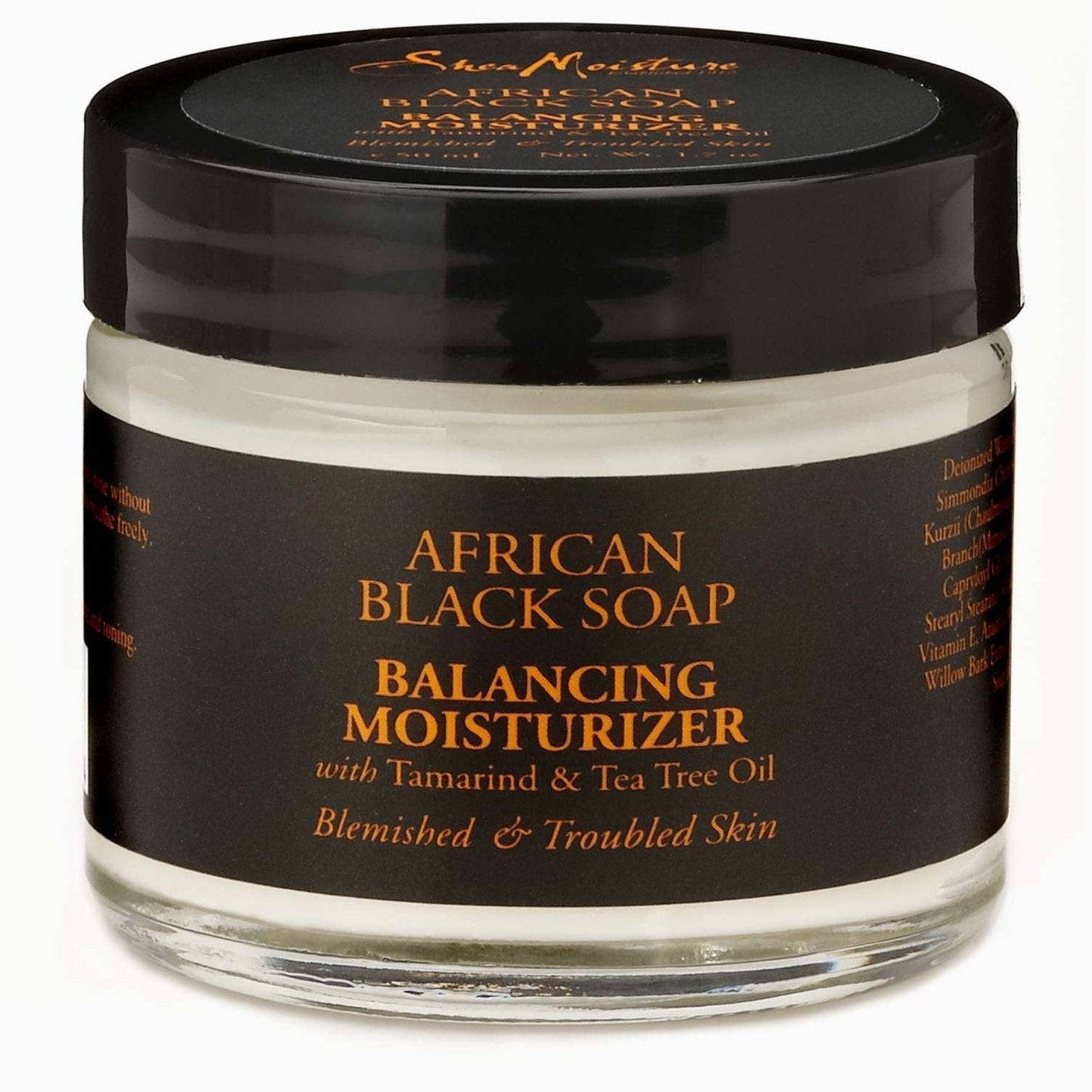 Shea Moisture African Black Soap Facial Moisturizer 2 Oz